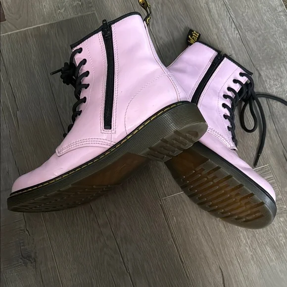 Dr. Martens Pink Lace-Up Boots - Picture 5 of 5